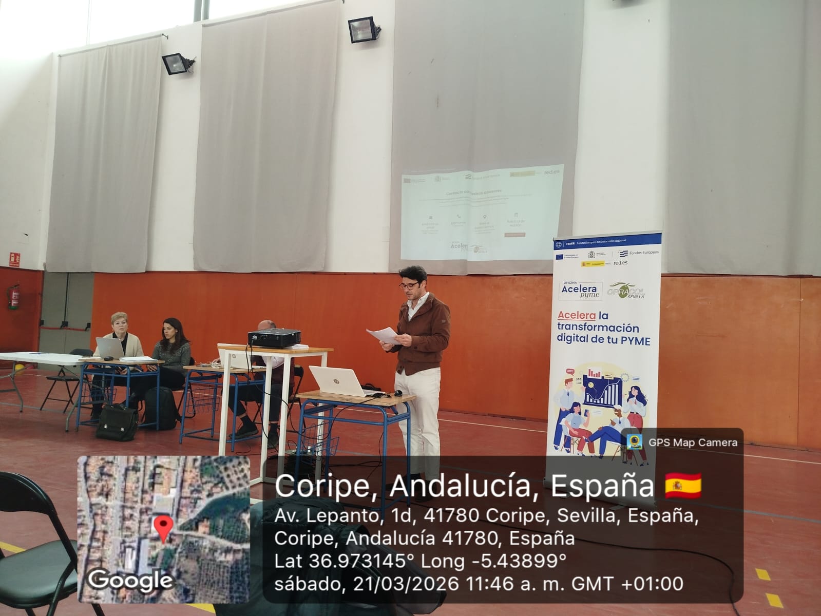 OPRACOL SEVILLA IMPULSA LA DIGITALIZACIÓN DEL OLIVAR EN LA ASAMBLEA DE OLEÍCOLA CORIPEÑA.